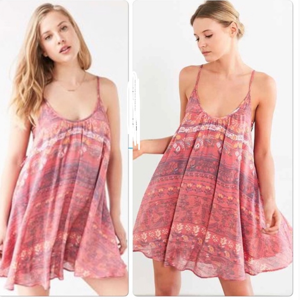 kimchi blue red sundress